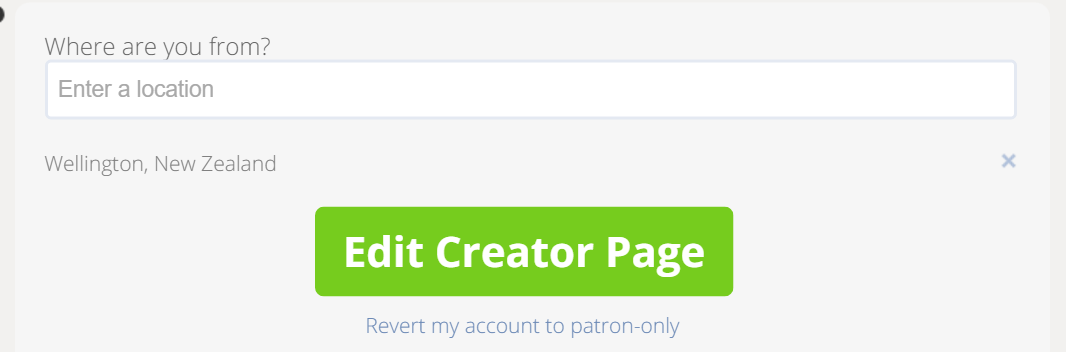 Revert to patron only account