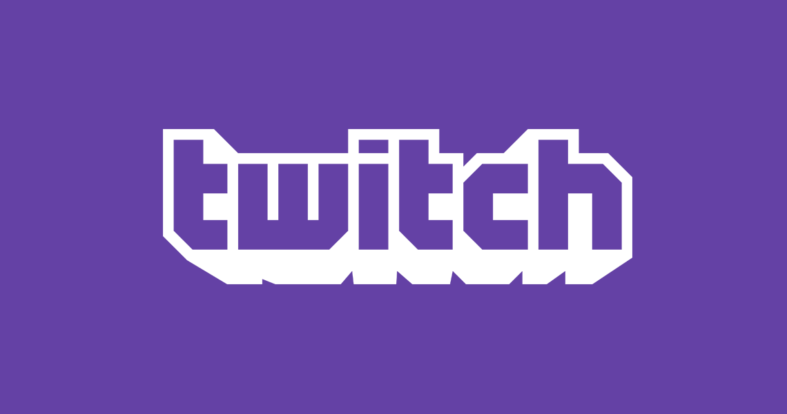 twitch logo on purple background